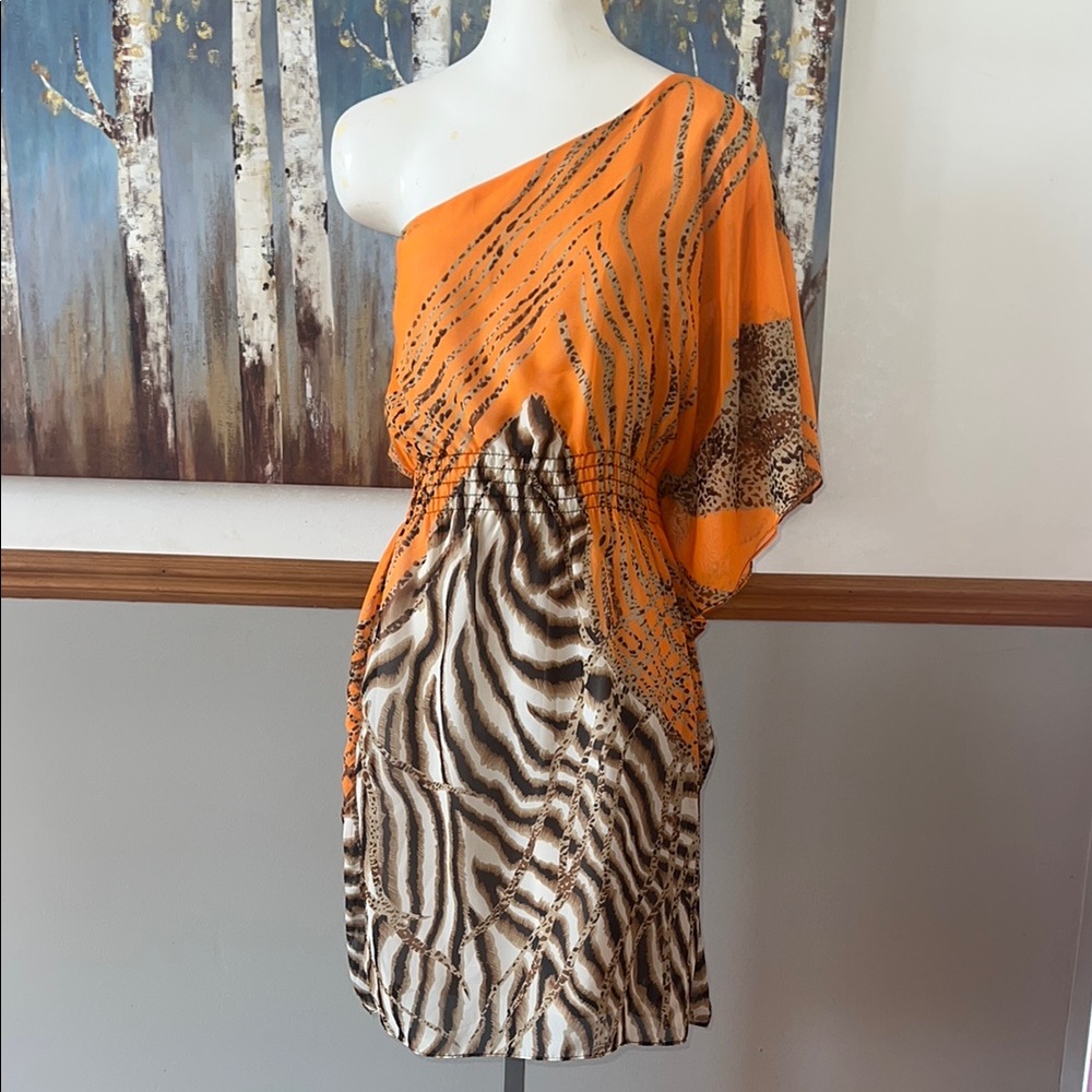 Bisou Bisou Stylish One-Shoulder Dress